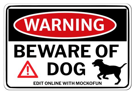 Beware Of Dog Signs