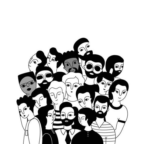 Diverse Group of People Illustrations