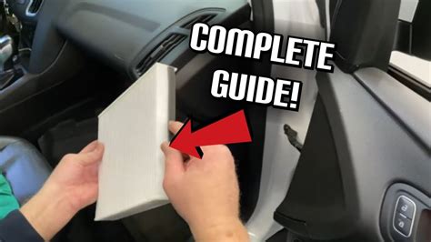 How To Replace 2012-2018 Ford Focus Cabin Air Filter - YouTube