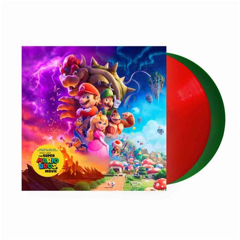 The Super Mario Bros. Movie Original Soundtrack 2xLP (Red Green Vinyl) – Plastic Stone Records