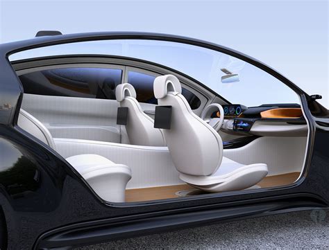 Self-driving car interior concept. on Behance