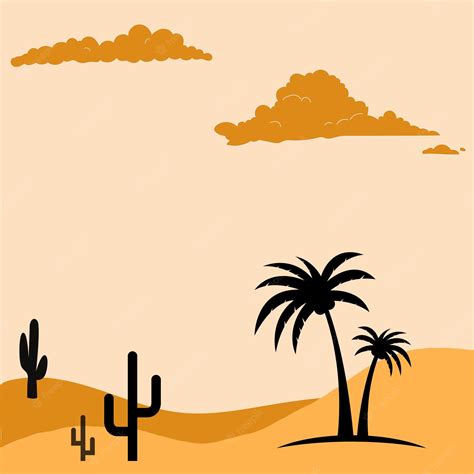 Premium Vector | Desert background