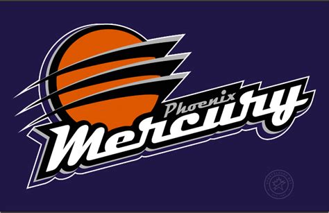 Phoenix Mercury Logo - Primary Dark Logo - Women's National Basketball ...