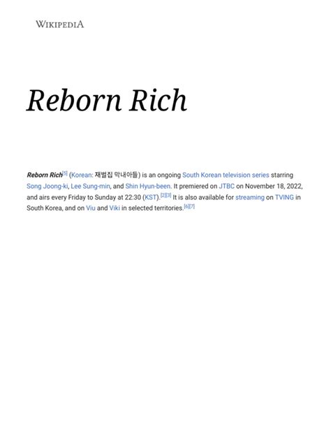 Reborn Rich | PDF