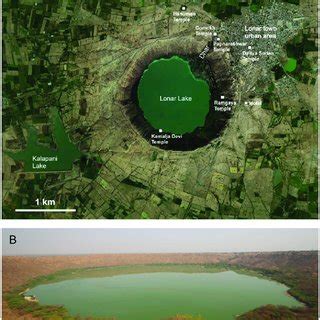 An example of a Martian crater where a paleo-crater lake is ...