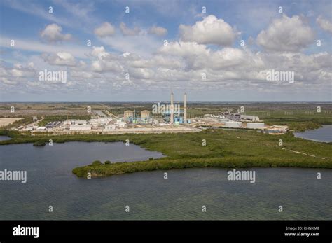 Turkey Point Nuclear Power plant, Biscayne Bay, Florida Stock Photo - Alamy