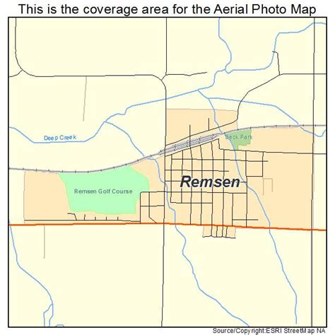 Aerial Photography Map of Remsen, IA Iowa