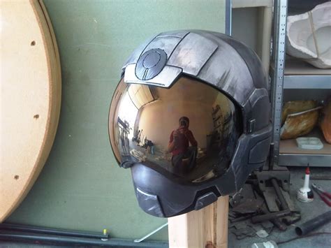 Halo 3 Security Marathon helmet WIP(pic heavy) | Halo Costume and Prop ...