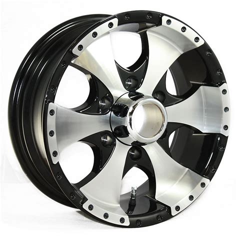 15 inch Transformer 6 Spoke Aluminum Trailer Wheel