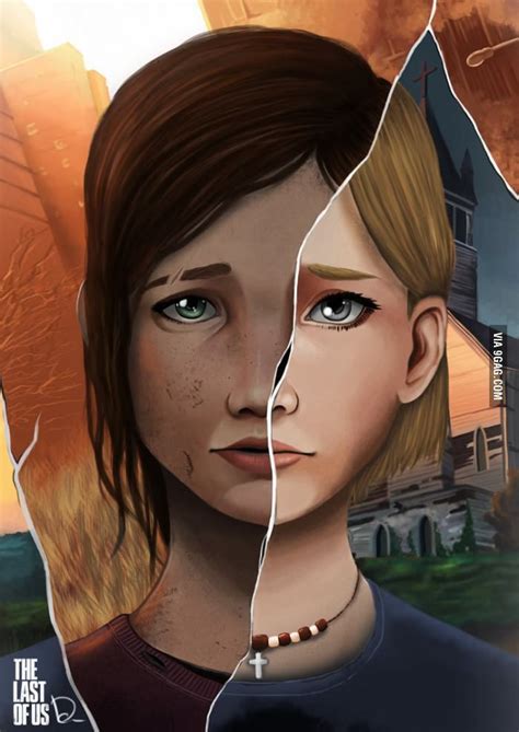 Amazing tLoU fan art Ellie and Sarah - Gaming | The last of us, The last of us2, Joel and ellie