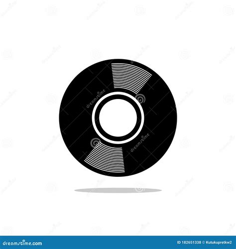 Compact Disc Logo Template Illustration Design. Vector EPS 10 Stock Vector - Illustration of ...