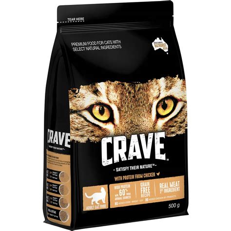 Crave Chicken Dry Cat Food 500g | Woolworths