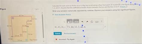 Solved Calculate the work done by friction as a 4.0 kg box | Chegg.com