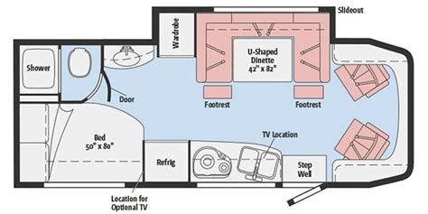 Winnebago View 24G Floor Plan - floorplans.click