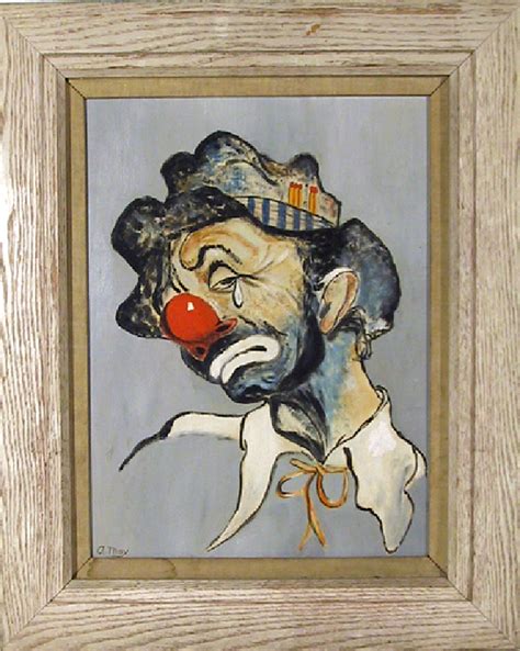 Crying Clown Painting