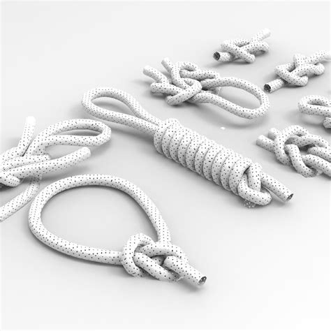 Rope Knot Types | CGTrader