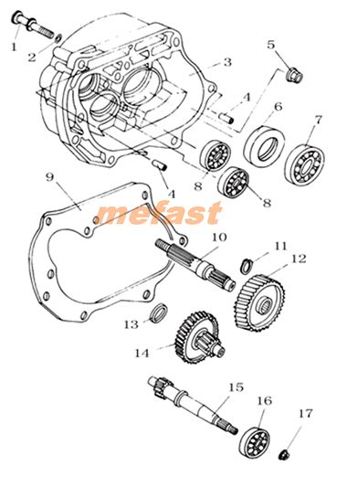 GY6 50cc Engine PARTS Breakdown