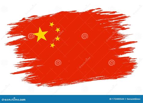 Bandera vectorial de China ilustración del vector. Ilustración de salud ...