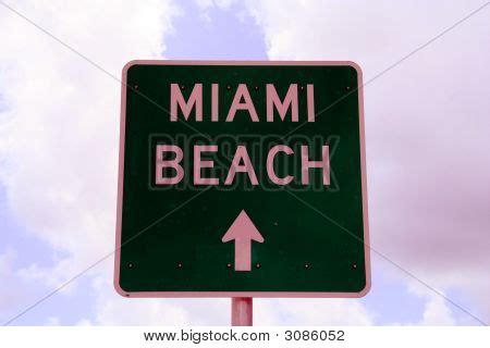 Miami Beach Sign Image & Photo (Free Trial) | Bigstock