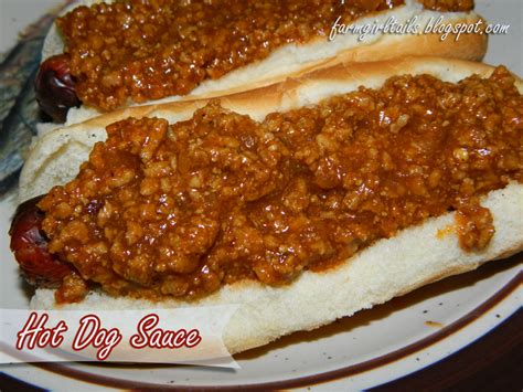 hot dog chili sauce recipe