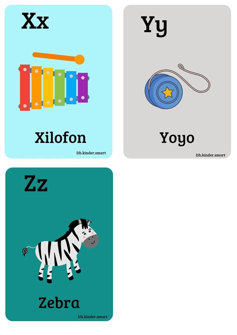 Flash card huruf abjad untuk media pembelajaran PAUD Yoyo, Fireman, Baby Cards, Preschool Crafts ...