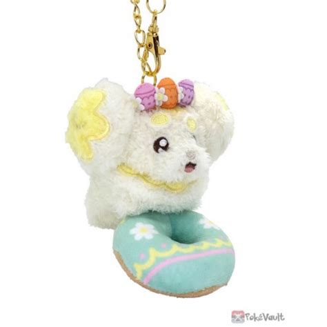 Pokemon Center 2024 Fidough Yum Yum Easter Mascot Plush Keychain