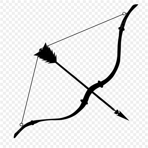 Bow Arrows Vector Hd Images, Bow And Arrow Clipart, Bow, Arrow, Bowarrow PNG Image For Free Download
