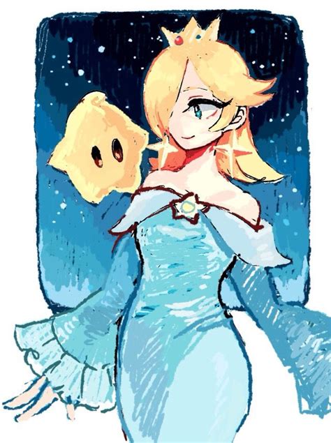 Rosalina & Luma (artist?) #Mario #Nintendo #fanart Super Mario Princess ...