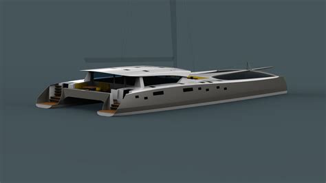 24m Custom Fast Performance Catamaran : Owen Clarke Design - Yacht Design and Naval Architects