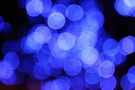 Lights Blue | Free Stock Photo | Blurred blue lights | # 9187