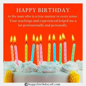 50+ Inspiring Happy Birthday Wishes for Mentor with Images