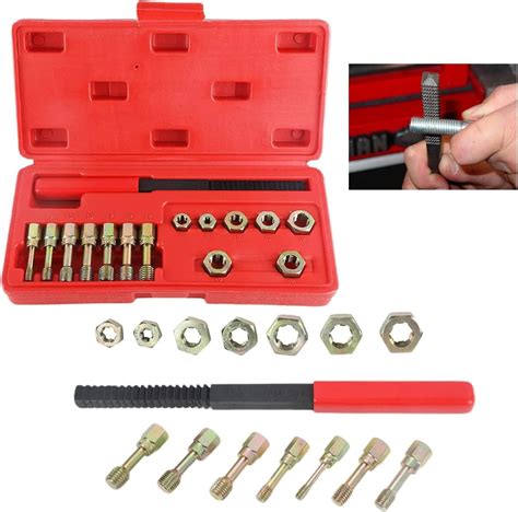 Amazon.com: Angchun 15PCS Metric Thread Chaser Set, Thread Repair kit with 7 Taps Thread Chaser ...