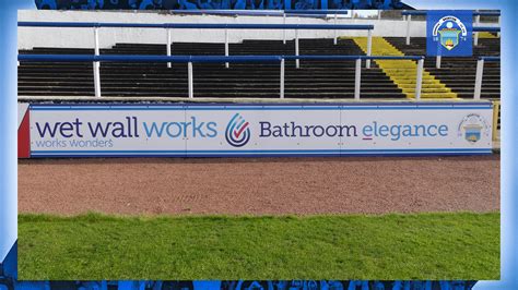 Wet Wall Works Continued Support - Greenock Morton FC