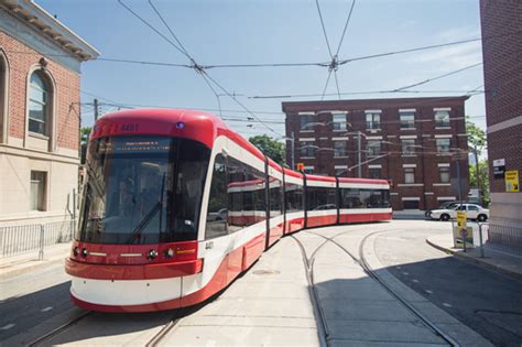 This is what Toronto's new streetcars look like in action