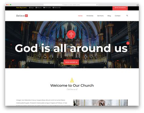 Church Website Templates