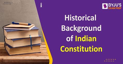 Historical Background of Indian Constitution - History, Evolution