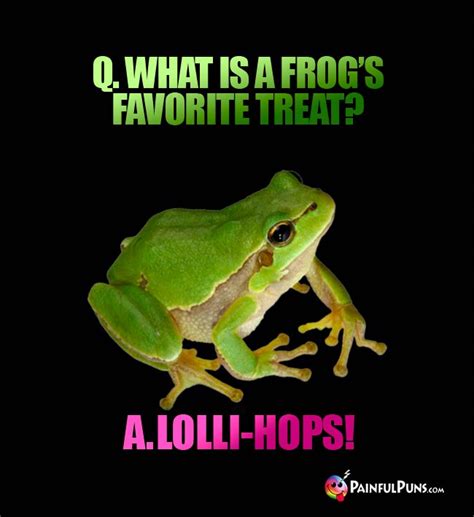 Hungry Frog Jokes, Ribbit Puns, Toad Humor 4 | PainfulPuns.com
