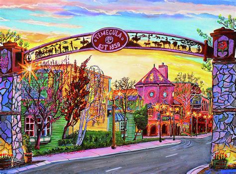 Old Town Temecula Painting by Art By Leclerc - Pixels