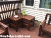 DIY Corner Outdoor Table | HowToSpecialist - How to Build, Step by Step DIY Plans