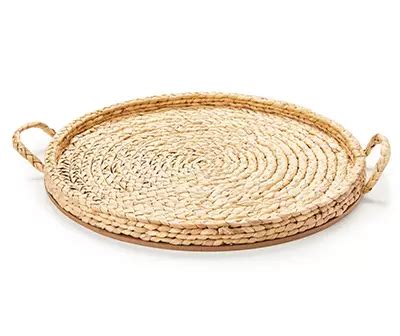 Round Woven Tray with Handles | Big Lots