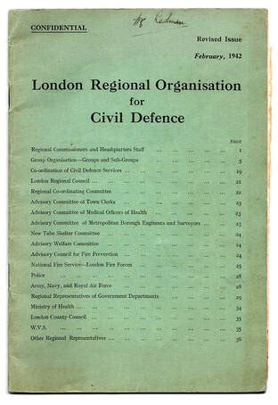 Civil Defence Region 5 - London Area Titles