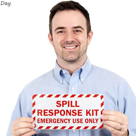 Chemical Hazard Label - Spill Response Kit, SKU: LB-1515 - MySafetySign.com