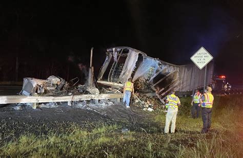 Driver killed in fiery crash on I-95 Friday night identified | WSAV-TV