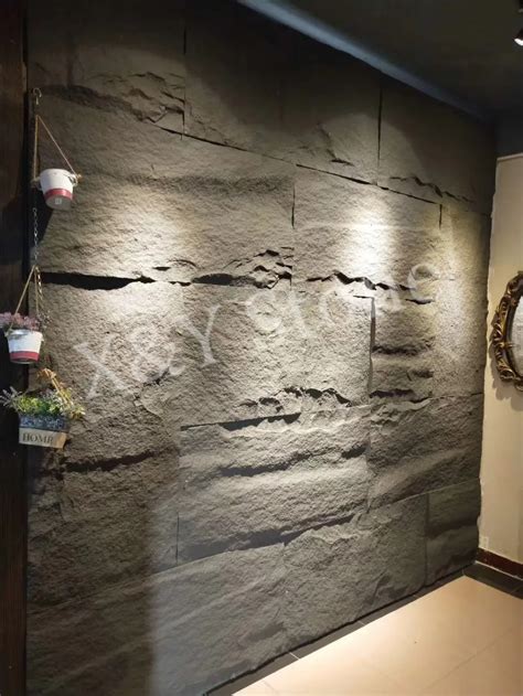 Faux Stone Veneer Interior Wall