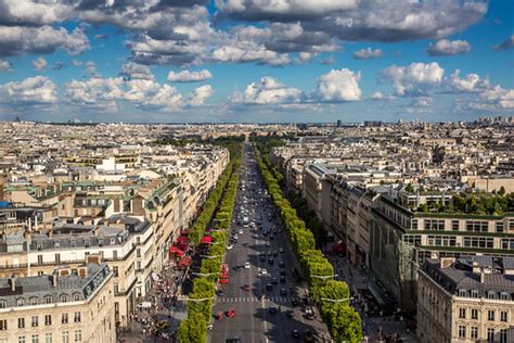 Champs-Élysées from Above | Taken from atop the Arc de Triom… | Flickr