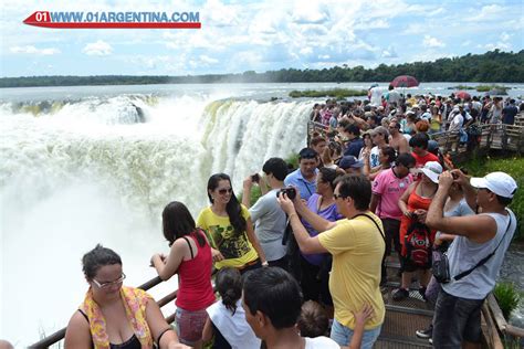 The tourism in Iguazu Falls Argentina has increased a lot in 2015