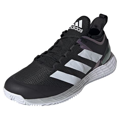 adidas Men`s adizero Ubersonic 4 Clay Tennis Shoes Core Black & White