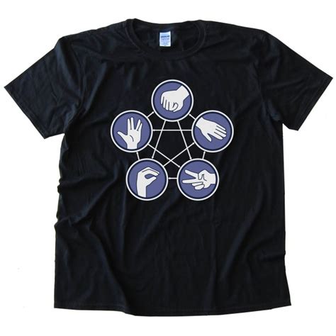 Rock Paper Scissors Lizard Spock - Tee Shirt