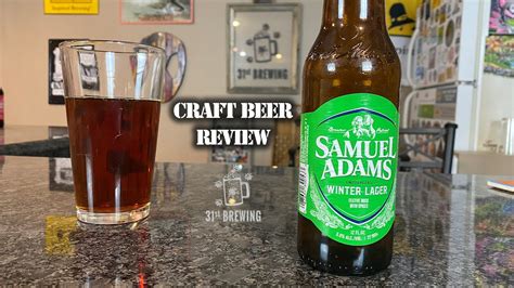 Samuel Adams Winter Lager Beer Review - YouTube