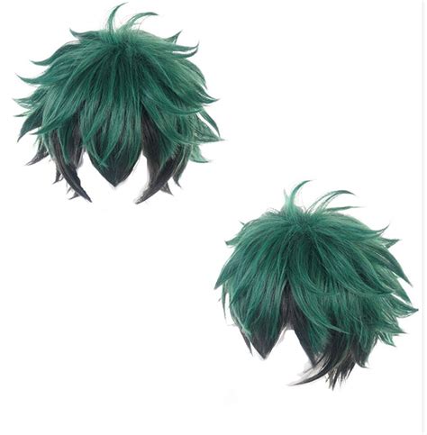 My Hero Academia Wig Deku Cosplay Hair Izuku Midoriya Boku No Hero Academia Cosplay Deku Izuku ...